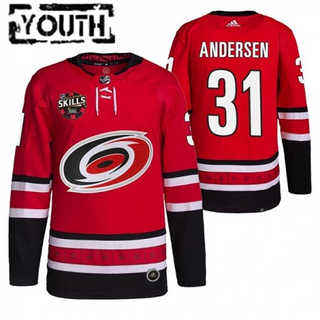 Carolina Hurricanes Frederik Andersen 31 2022 NHL All-Star Skills Authentic Shirt - Kinderen